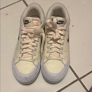 Nike Cream and White Sneakers